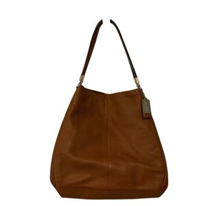 Coach Brown Leather Women's Bag (Phoebe)